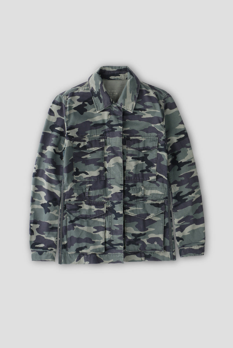 H&m on sale camouflage jacket