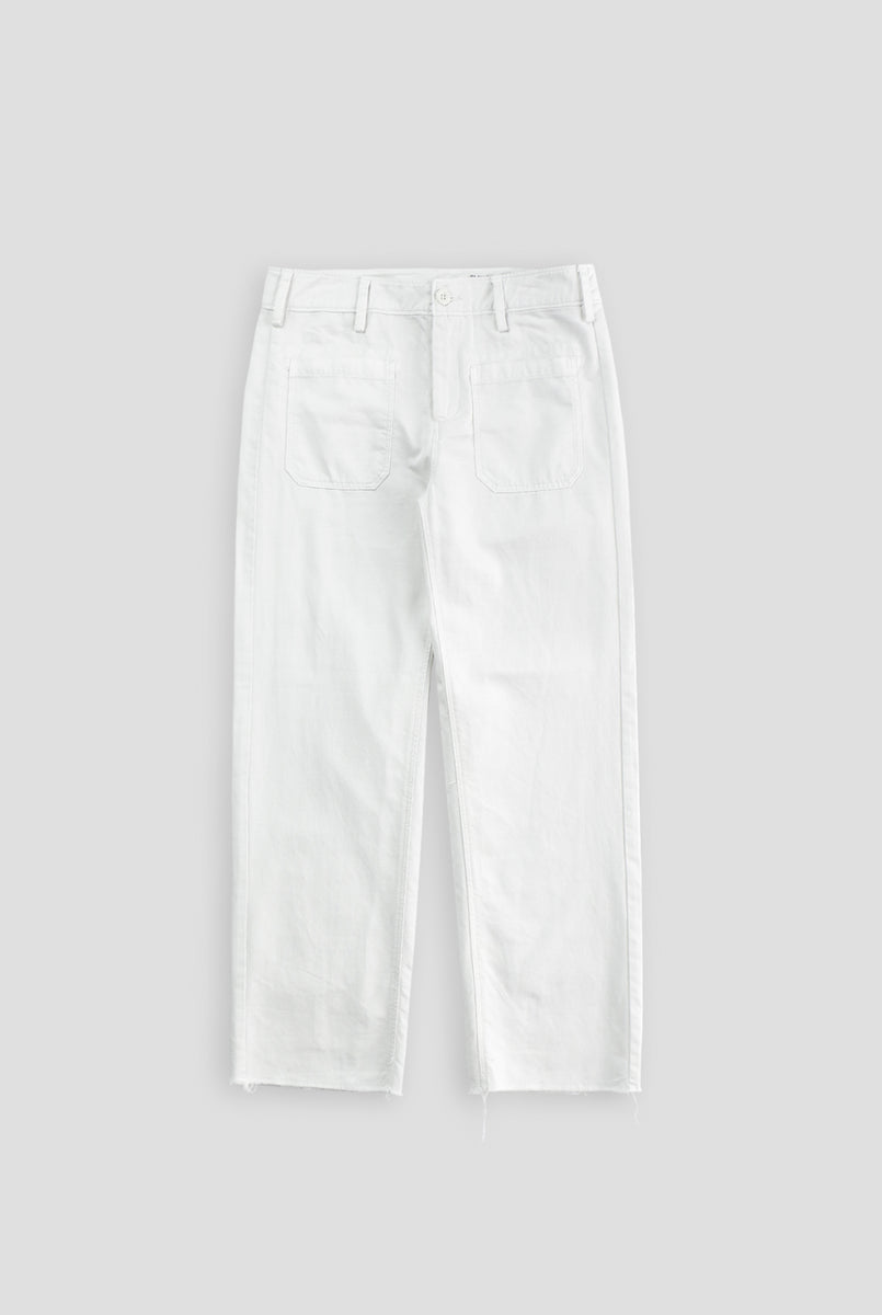 G1 Sailor Goods Capri Pants Womens 4 Navy Blue w/ Pockets Waist Rope  Drawstring