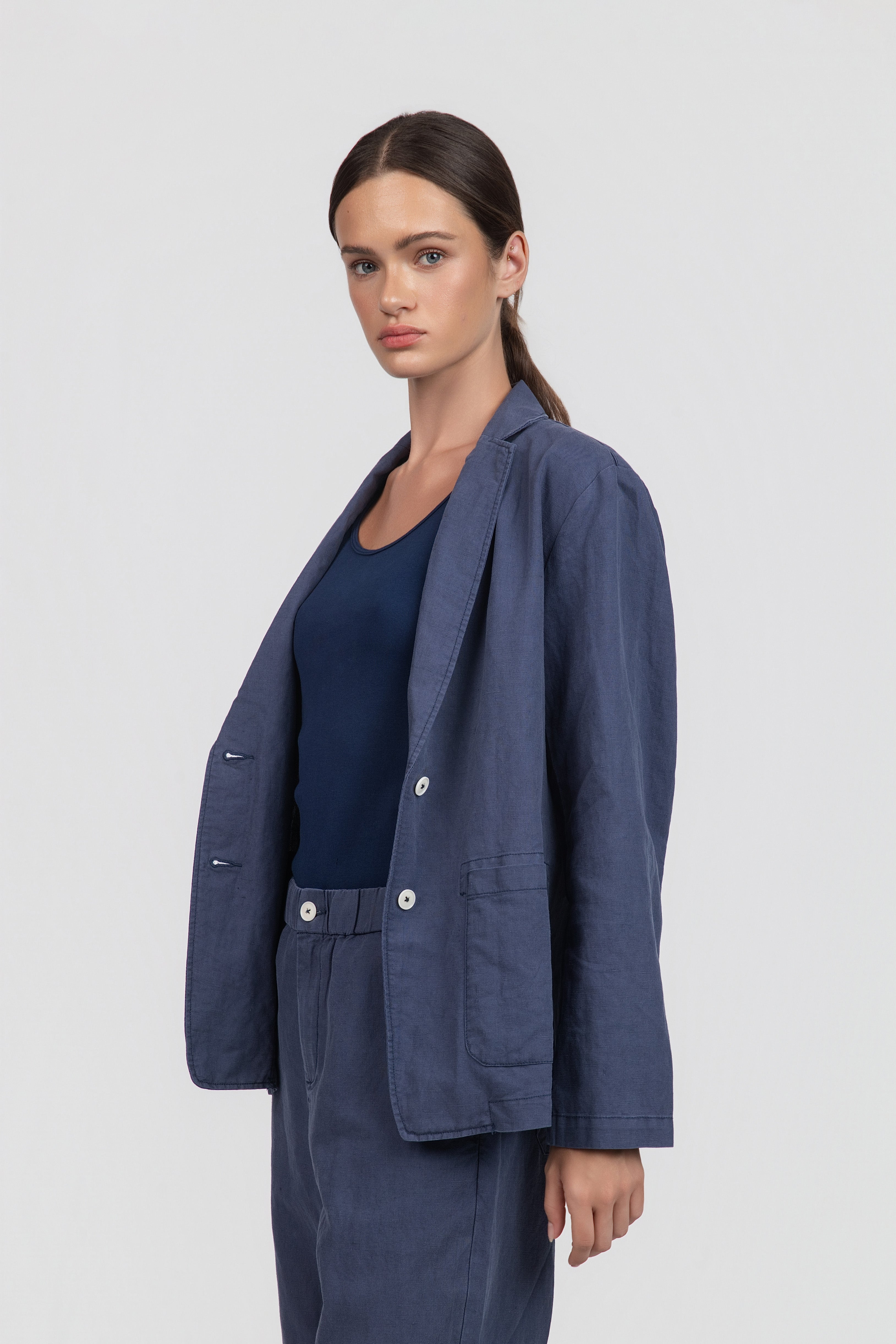 Linen Cotton Shore Blazer