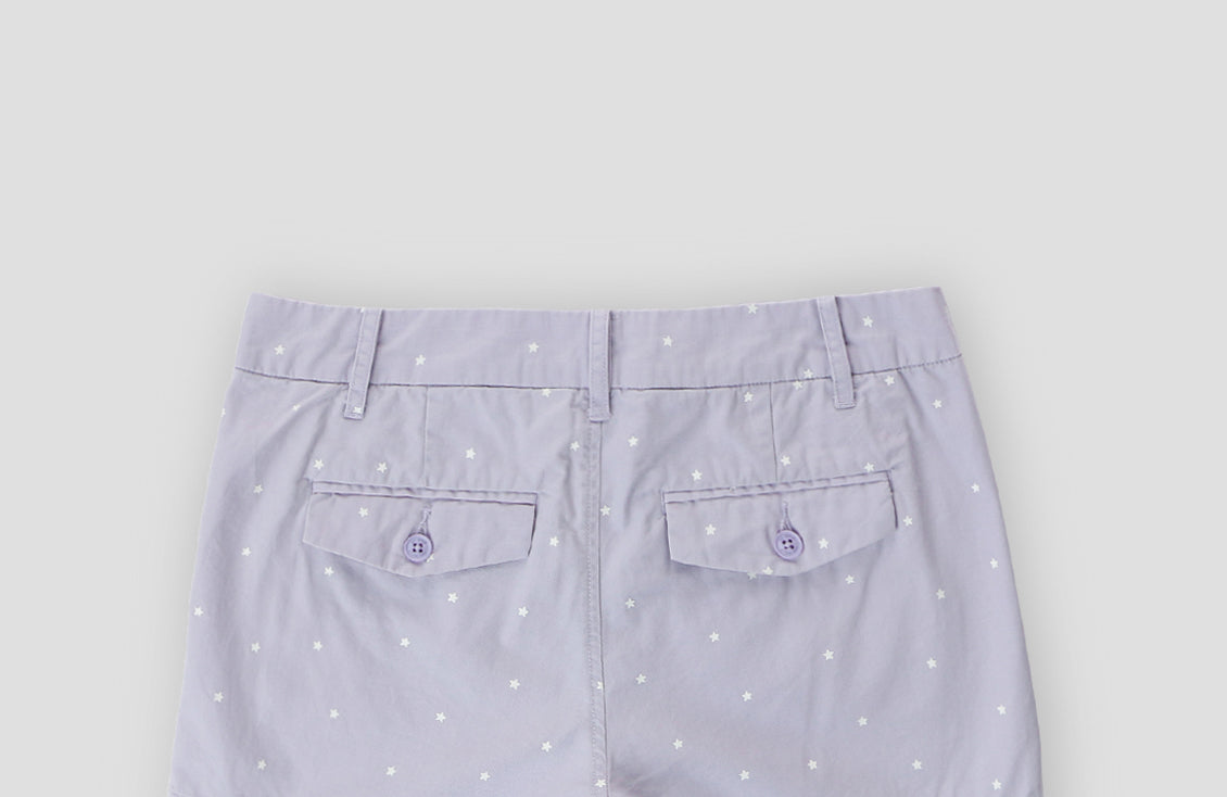 Star Print 4" Short