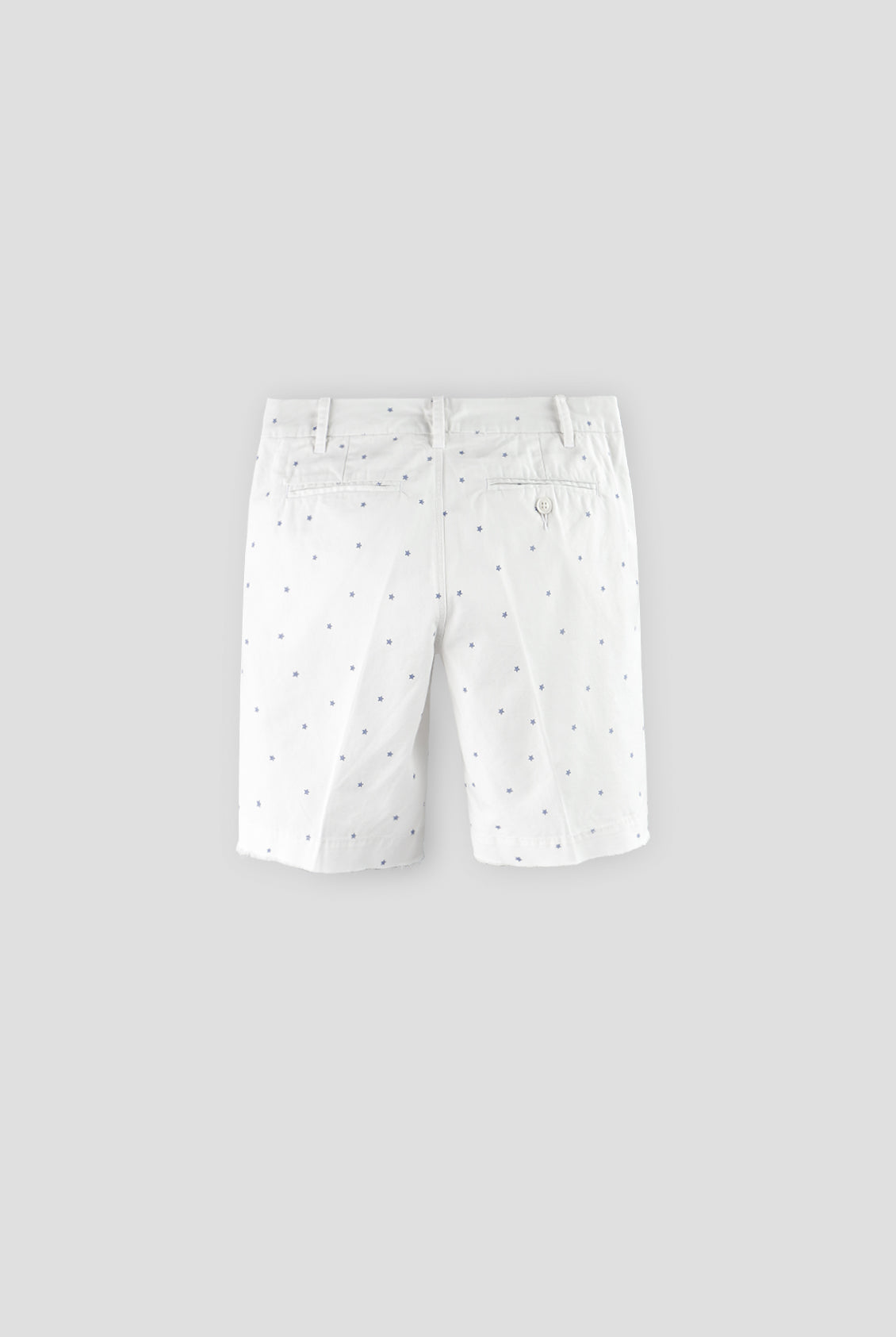 Star Print Cut Off Bermuda