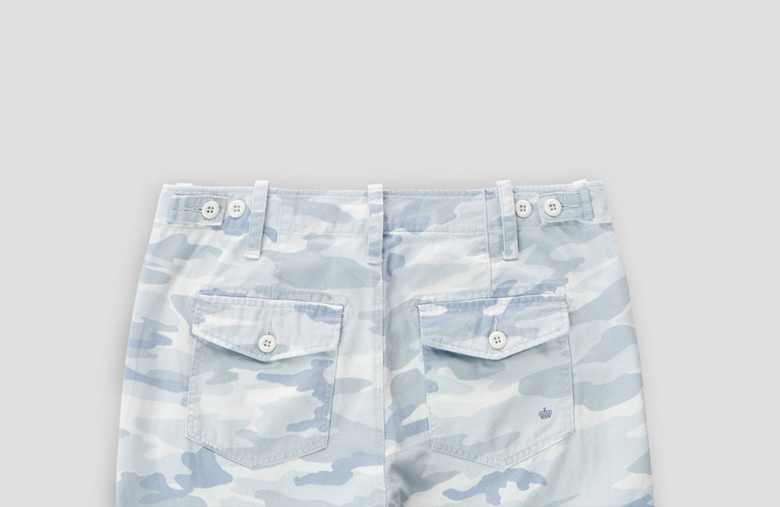 Camo Surplus Raw Hem