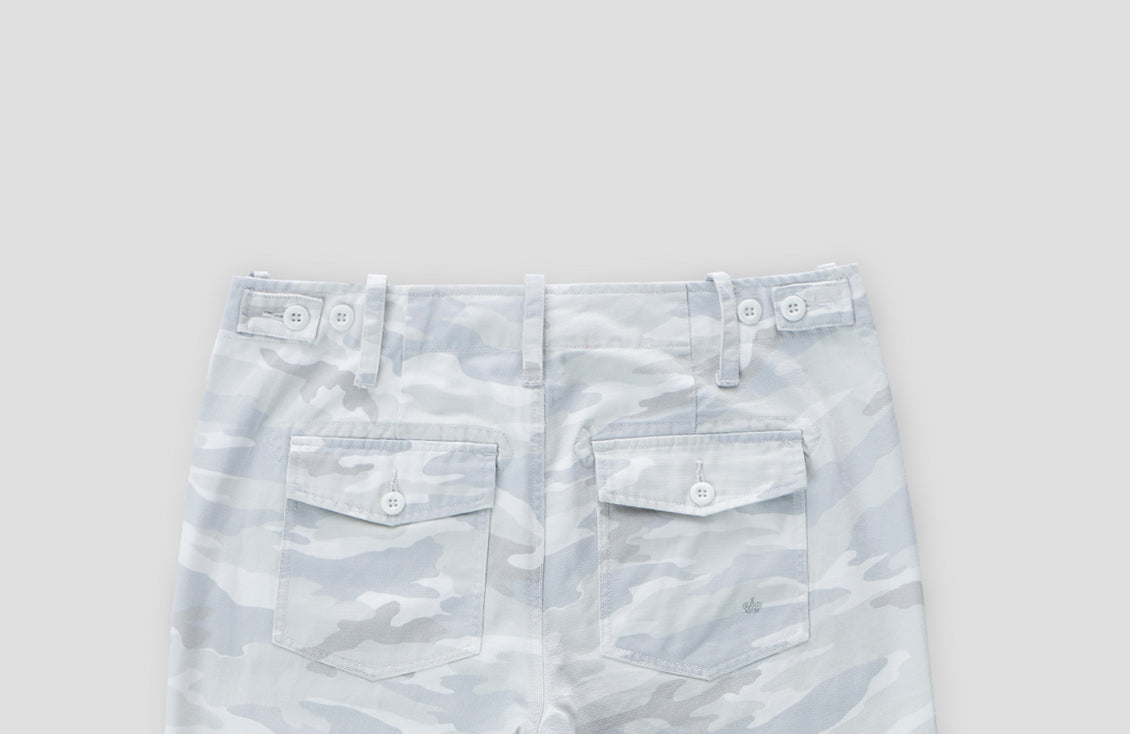 Camo Surplus Raw Hem